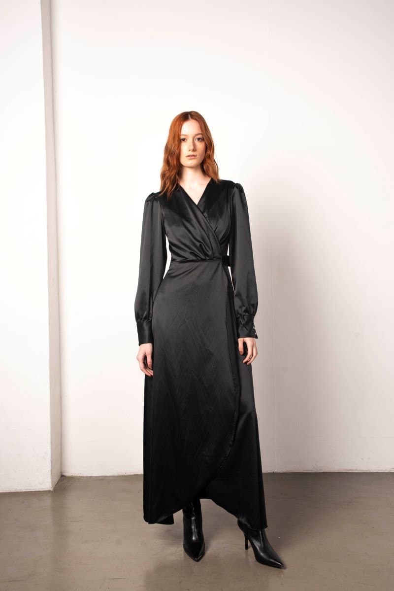 L410 Vestido largo sedita Madam